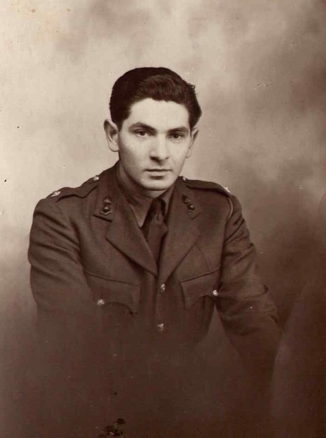 Cyril commissioned as Second Lieutenant Royal Artillery in summer 1941 during WW2