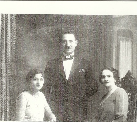 Cyril&rsquo;s Father, Mother and older sister, Lily
About 1928