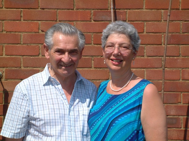 with Penny celebrating 2nd Barmitzvah